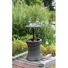 Garden Pleasure Mumbai Gartentisch Ø 45 x 85 cm dunkelgrau