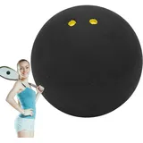 Racquetball-Bälle,Racquetball-Bälle,Gummi-Squashball 38 mm, doppelter gelber Punkt | Langsam spielender Handballball, Squashschlägerbälle für Anfänger-Wettkampftraining, professionelle Turniere