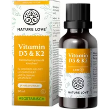 Nature Love Vitamin D3 & K2 Tropfen 30 ml