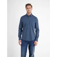 Lerros Herrenhemd mit Ornamentmuster - storm Blue - XL,