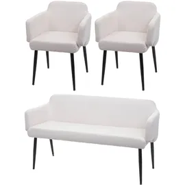 MCW Esszimmer-Set creme-weiß