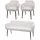 MCW Esszimmer-Set creme-weiß