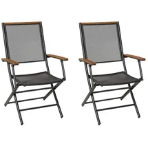 Merxx Itanos Gartensessel 55 x 70 x 106 cm grau 2 St.