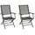 Merxx Itanos Gartensessel 55 x 70 x 106 cm grau 2 St.