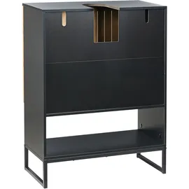 Beliani Waschbeckenunterschrank MISCANTI Bambusholz 60 cm Hellbraun