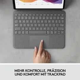 Logitech Folio Touch für iPad Air 4 Gen oxford grey Deutsch QWERTZ