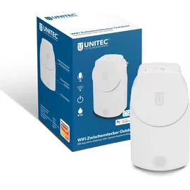 Unitec Smart-Home-Steckdose Weiß 3 St.