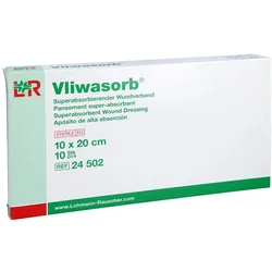 Vliwasorb Superabsorb.saugkomp.steril 10 St