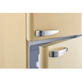 Wolkenstein KG250.4RT SC A++ Retro-Kühl-Gefrierkombination (249 l, 1775 mm hoch, Creme)