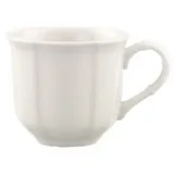 Villeroy & Boch Manoir Espressotasse Weiß, Spülmaschinenfest, Mikrowellensicher, Tasse, Kaffeetasse, Trinkgeschirr, Mokkatasse, Premium Porzellan