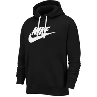 Nike Sportswear Club Fleece Hoodie Herren 010 black/black/white M