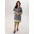Aniston SELECTED Blusenkleid Beige/Rot 36