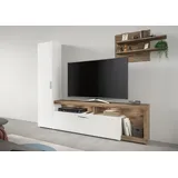 INOSIGN »Kryss, Breite 218cm, besteht aus: Hochschrank, Lowboard, Wandboard«, (3 St.), Wohnwand, Mediawand, TV-Wand, Wohnkombination, Kombination, TV-Möbel