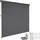 Tectake Senkrechtmarkise 160 x 300 cm Silber Aluminium
