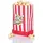 Funx Popcorntüten FX-06208 Rot/Weiß aus Kraftpapier 1 Liter, 80 Stück