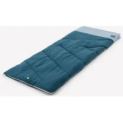 Camping-Schlafsack aus Baumwolle - Ultim Comfort 10° blau EINHEITSGRÖSSE