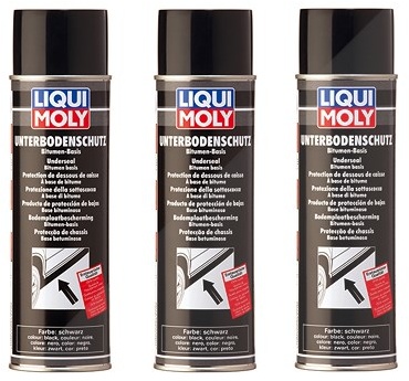Liqui Moly 3x 500ml Unterboden-Schutz Bitumen schwarz [Hersteller-Nr. 6111]
