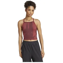 adidas Yoga Graphic ärmelloses T-shirt - Preloved Ruby / Aurora Ruby - M