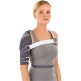 medi Omomed Schulterbandage zur Schulterunterstützung in Silber | Rechte Seite | Größe 0