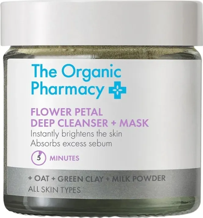 The Organic Pharmacy Flower Petal Tiefenreiniger & Maske 40 g