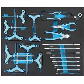 Brüder Mannesmann Werkzeuge Quantool Werkstattwagen Q25160