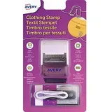 Avery Zweckform Textilstempel selbstfärbend schwarz ohne Logo, 1 St.