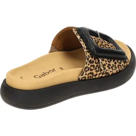 Gabor Pantoletten,Abs.b.35mm, m.Fußbett in beige, Gr. 38 / Braun - 38