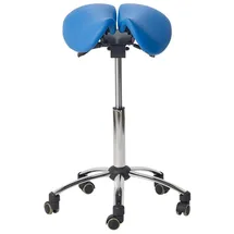 Teqler Sattelhocker Kunstleder Blau