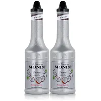 Monin Fruchtpüree Mix Coconut Kokosnuss 1L für Cocktails Milchshakes (2er Pack)