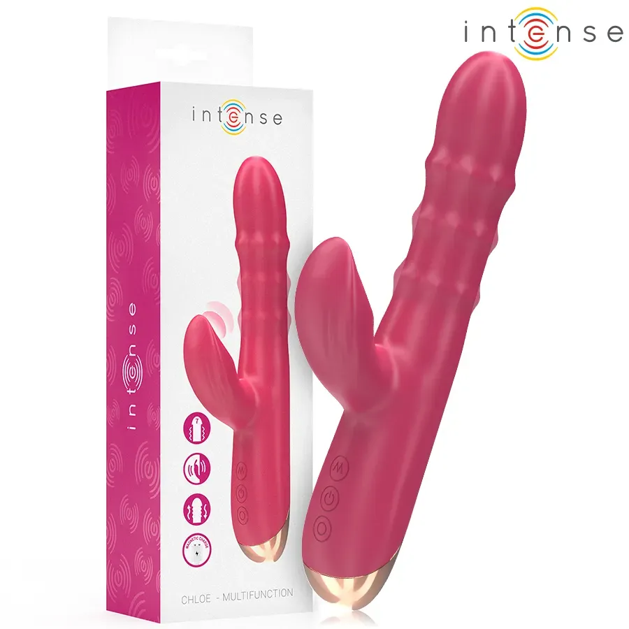 INTENSE - Chloe Multifunktionsvibrator 3-in-1 Rot