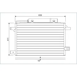 VALEO 814249 Kondensator, Klimaanlage