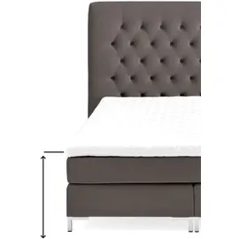 Atlantic Home Collection Boxbett ""Benita", OTTOs Choice Topseller inkl. Bettkasten", beige (creme), L:207cm, Bezug Bett: 100% Polypropylene;Bezug Matratze: 100% Polyester, ATLANTIC HOME COLLECTION, Komplettbetten, Boxspringbett, erhältlich in verschiedenen Größen, inkl.