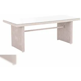 CLP Tisch Fontana XL 200 x 90 x 75 cm Perlweiß