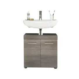 trendteam Waschbeckenunterschrank RunnerMoon Rauchsilber 58 cm