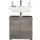 trendteam Waschbeckenunterschrank RunnerMoon Rauchsilber 58 cm