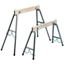 Zarges Arbeitsbock H.max.900mm Holz/Stahlrohr höhenv.