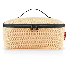 Reisenthel coolerbag M pocket Raffia Black