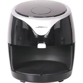 Jago® Heißluftfritteuse 5.5L - 1700 Watt, LED Display mit Touchscreen, 7 Programme, 60 min Timer, Ohne ÖL, Schwarz - Airfryer, Heißluf... - Schwarz