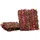 Mendler Wandfliese Sichtschutz Windschutz Verkleidung 50 x 50 cm rot 4 St.