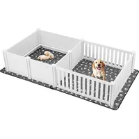 Vevor Wurfkiste für Hunde 235x123x46 cm Milchweiß
