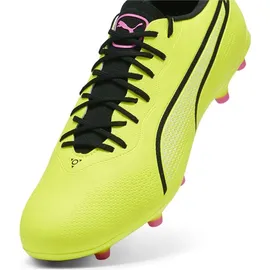 Puma King Pro FG/AG Herren Electric Lime-Puma Black-Poison Pink 43