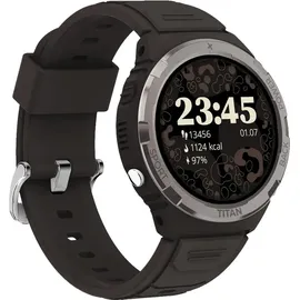 Maxcom Maxcom, Smartwatch FW100 Titan Valkiria IP69 5ATM mit Cap, Leopard Braun - Bunt