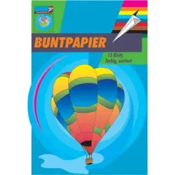 PVP Buntpapierheft A4 3203 12BL sort.
