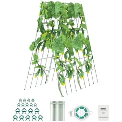 VEVOR 2er Set Rankhilfe Kletterhilfe A-Rahmen-Gurken Spalier faltbar 100x80cm