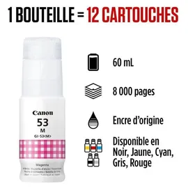 Canon GI-53M Tintenflasche magenta 4681C001
