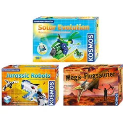 Sparangebot: Kosmos Experimentierkasten 3er Set - Solar, Giganten und Robots