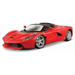 BBURAGO 1:43 Ferrari LaFerrari Aperta, rot