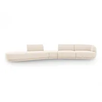 Micadoni Sofa Miley, modular 5-Sitzer beige