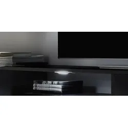 LED Unterbauleuchte TRENDTEAM, weiß (kaltweiß), B:55cm H:0,5cm L:55cm, Lampen, Möbel Unterbauleuchte, LED Unterbauspots mit kalt-weißem Licht - Mit Fußschalter