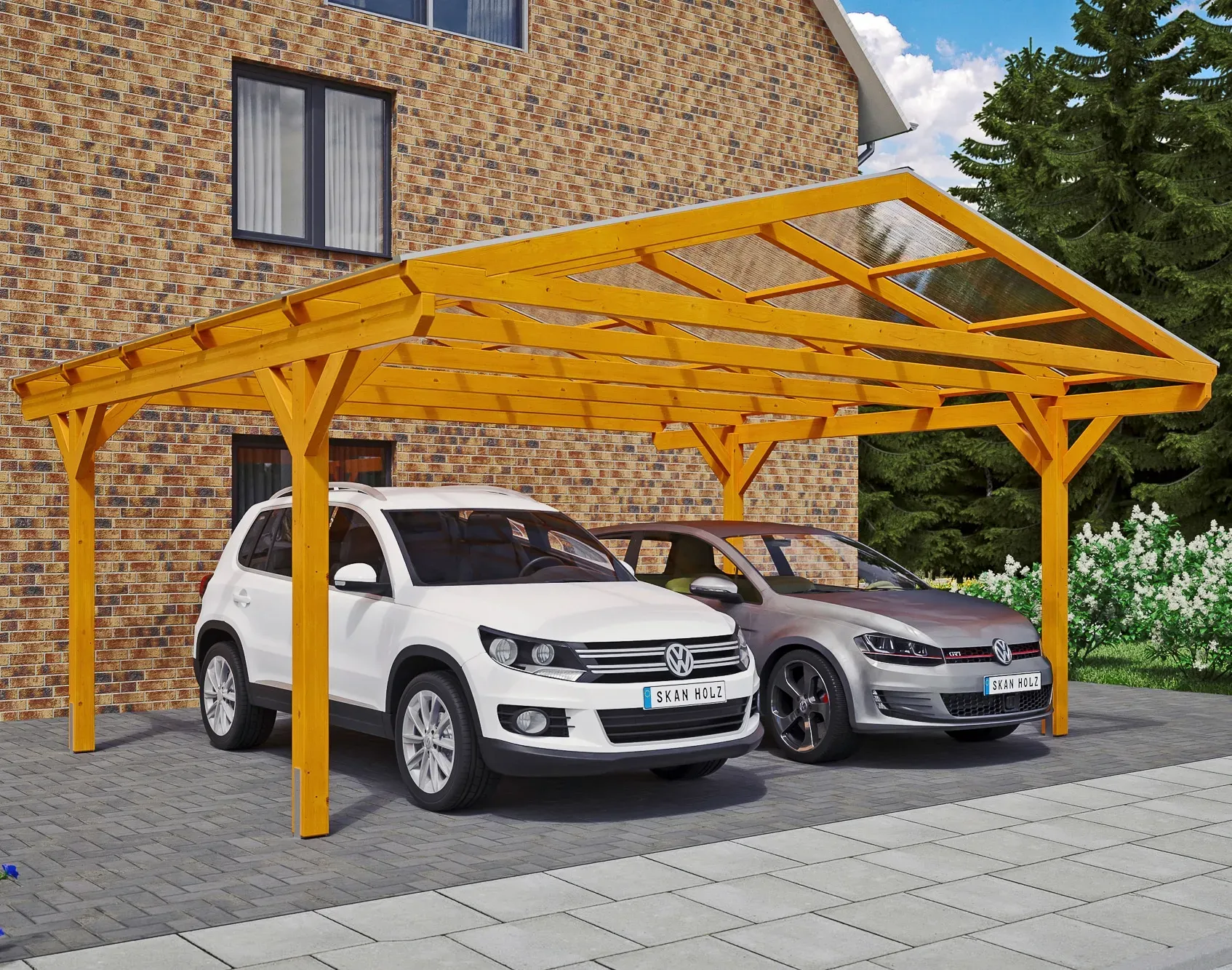 Doppelcarport SKANHOLZ 